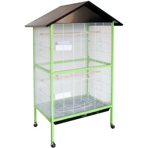 Volière SUINGA - Grande à un compartiment, 90x60x175 cm - Publicité Volière SUINGA - Grande à un compartiment, 90x60x175 cm - Publicité