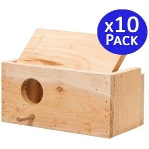 Suinga - Nido de madera para pájaros 20x10x10cm Suinga - Nido de madera para pájaros 20x10x10cm