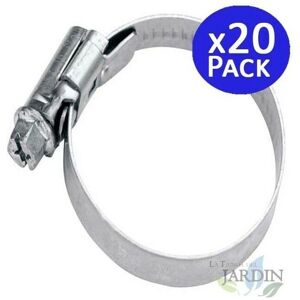 SUINGA Fascetta in metallo per tubi 25-40mm Pack 20 - Fascetta SUINGA Fascetta in metallo per tubi 25-40mm Pack 20 - Fascetta