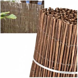 Clôture En Osier Naturel 2x3m 85% Dissimulation - Suinga - Publicité Clôture En Osier Naturel 2x3m 85% Dissimulation - Suinga - Publicité