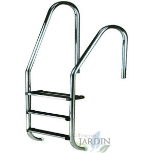 Escalera para piscina Astralpool - Peldaño de seguridad, diseño asimétrico - Fabricada en España Escalera para piscina Astralpool - Peldaño de seguridad, diseño asimétrico - Fabricada en España