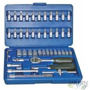 Estuche de Herramientas SUINGA - 46 Piezas con Bits y Vasos Estuche de Herramientas SUINGA - 46 Piezas con Bits y Vasos
