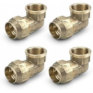 SUINGA Angolo femmina in ottone 32mm x 1'' - Raccordo per tubi SUINGA Angolo femmina in ottone 32mm x 1'' - Raccordo per tubi