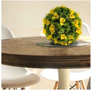 Esfera Decorativa Ámbar SUINGA - 38 cm Aspecto Natural Interior/Exterior Esfera Decorativa Ámbar SUINGA - 38 cm Aspecto Natural Interior/Exterior