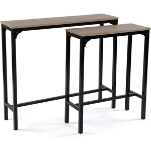 VERSA Doncaster Console Table - Industrial Style, MDF & Metal VERSA Doncaster Console Table - Industrial Style, MDF & Metal