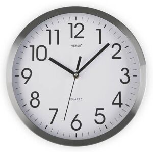 Horloge Murale en Aluminium Versa 20550074 - Silencieuse, 25cm - Publicité Horloge Murale en Aluminium Versa 20550074 - Silencieuse, 25cm - Publicité