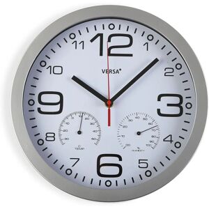 Vintage Muurklok BIGBUY HOME - Aluminium en Glas - Modern Ontwerp Vintage Muurklok BIGBUY HOME - Aluminium en Glas - Modern Ontwerp