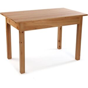 Table à manger Sparrow Versa - 80x70x120cm Bois de sapin Marron - Publicité Table à manger Sparrow Versa - 80x70x120cm Bois de sapin Marron - Publicité