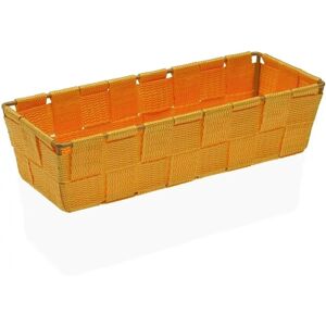 Versa Flandes Yellow Textile Storage Basket - Bath & Shower Organizer Versa Flandes Yellow Textile Storage Basket - Bath & Shower Organizer