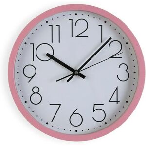 Orologio da Parete Versa Pink Wood - 4.2x30x30cm Decorazione Cucina Orologio da Parete Versa Pink Wood - 4.2x30x30cm Decorazione Cucina