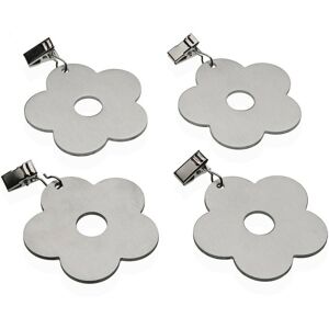 Versa Zinc Alloy Flower Tablecloth Clip - Tablecloth Clip - 4 Pieces Versa Zinc Alloy Flower Tablecloth Clip - Tablecloth Clip - 4 Pieces