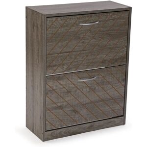 Versa Niall Rustic Shoe Rack - Shoe Rack Versa Niall Rustic Shoe Rack - Shoe Rack