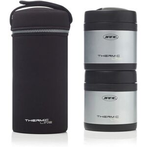 Jane Thermos - 500ml, Noir, Acier inoxydable - Flasque isotherme - Publicité Jane Thermos - 500ml, Noir, Acier inoxydable - Flasque isotherme - Publicité
