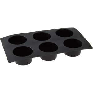 Molde de Silicona Lékué Negro para 6 Muffins Molde de Silicona Lékué Negro para 6 Muffins