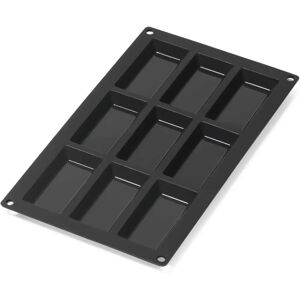 Molde de Silicona Negro Lékué para Financier - 9 Cavidades - 30x17.5cm Molde de Silicona Negro Lékué para Financier - 9 Cavidades - 30x17.5cm
