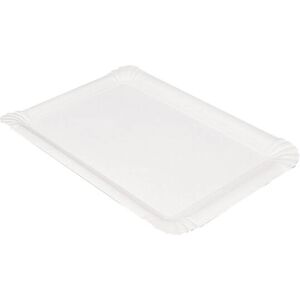 Garcia de Pou 320.09 Cartão Branco - Pequenas bandejas retangulares de papelão para fast food Garcia de Pou 320.09 Cartão Branco - Pequenas bandejas retangulares de papelão para fast food