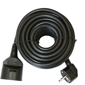Silver Electronics Verlengkabel - 3m, Zwart, 16A, 3500W Silver Electronics Verlengkabel - 3m, Zwart, 16A, 3500W