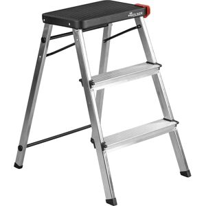 Sgabello in alluminio Rolser MT3001-1023 - 3 gradini, nero Sgabello in alluminio Rolser MT3001-1023 - 3 gradini, nero