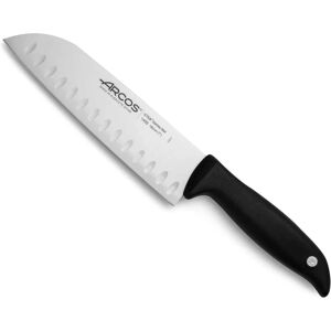 Couteau Santoku Menorca d'Arcos - Manche Noir - 180mm - Publicité Couteau Santoku Menorca d'Arcos - Manche Noir - 180mm - Publicité