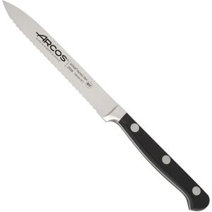 Coltello per pomodori della Serie Classica - Lama in acciaio inossidabile forgiato - Manico POM nero Coltello per pomodori della Serie Classica - Lama in acciaio inossidabile forgiato - Manico POM nero