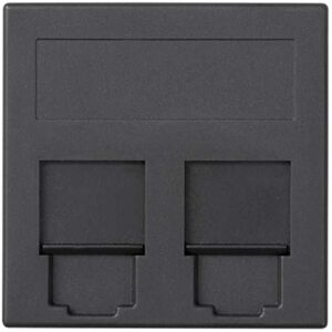 Simon 50017089-038 Płyta głosowa i danych w kolorze grafit - Na ścianę Simon 50017089-038 Płyta głosowa i danych w kolorze grafit - Na ścianę