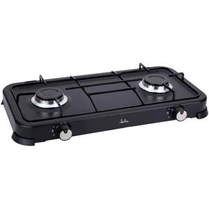 Jata Cuiseur à Gaz Portable à Deux Brûleurs Noir JECG2702 - Publicité Jata Cuiseur à Gaz Portable à Deux Brûleurs Noir JECG2702 - Publicité