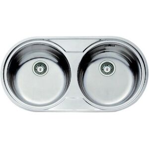 Fregadero de Cocina Teka DR 80 2C Acero Inoxidable Doble Cubeta - Fregadero Fregadero de Cocina Teka DR 80 2C Acero Inoxidable Doble Cubeta - Fregadero