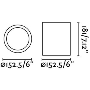 Faro Pote-1 Surface Mount Ceiling Light - E27 Black Faro Pote-1 Surface Mount Ceiling Light - E27 Black