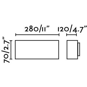 Faro West-2 Outdoor Wall Light - Dark Grey IP54 E27 Faro West-2 Outdoor Wall Light - Dark Grey IP54 E27