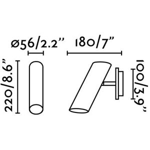 Faro 29873 Wall Lighting - GU10 Indoor Adjustable Spotlight Faro 29873 Wall Lighting - GU10 Indoor Adjustable Spotlight