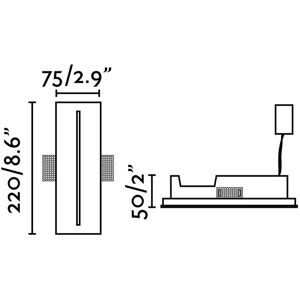 Faro 63282 White LED Recessed Wall Light - Ceiling Lighting Faro 63282 White LED Recessed Wall Light - Ceiling Lighting