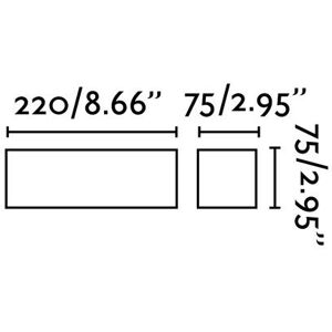 Faro Cheras-3 - White Plaster Wall Light - G9 Faro Cheras-3 - White Plaster Wall Light - G9