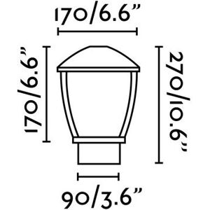 Faro 74997 outdoor lighting - Outdoor pedestal/post lighting - E27 Faro 74997 outdoor lighting - Outdoor pedestal/post lighting - E27