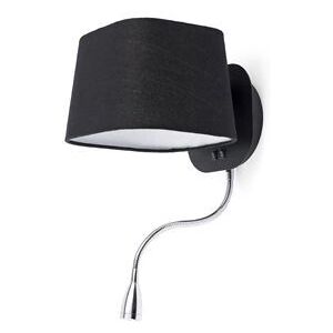 Faro 29951 Illuminazione da Parete - Moderna, Nera, E27 Faro 29951 Illuminazione da Parete - Moderna, Nera, E27