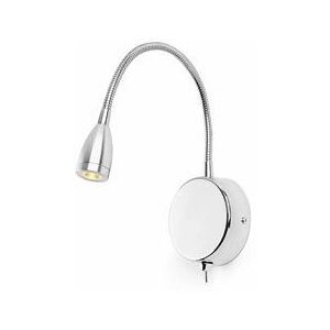Faro Loke LED Wall Light - Reading Lamp - Chrome Faro Loke LED Wall Light - Reading Lamp - Chrome