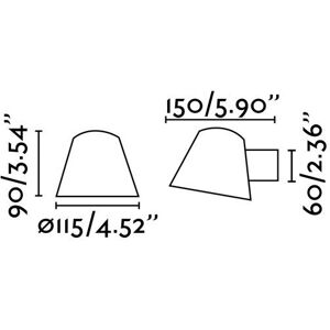 Faro 71366 outdoor wall lighting - GU10 Faro 71366 outdoor wall lighting - GU10