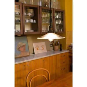 Faro Halita - Antique Brass Dome Pendant - E27 Suspended Light Faro Halita - Antique Brass Dome Pendant - E27 Suspended Light