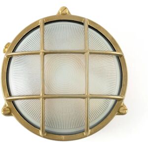 Faro Noray Outdoor Wall Light - Brass, E27, 19cm - Outdoor lighting Faro Noray Outdoor Wall Light - Brass, E27, 19cm - Outdoor lighting