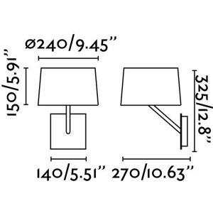 Faro Wall Lighting - 1 Light Indoor Wall Lamp White E27 Faro Wall Lighting - 1 Light Indoor Wall Lamp White E27