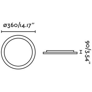 Faro 63404 White LED Ceiling Light - Bathroom & Living Room Faro 63404 White LED Ceiling Light - Bathroom & Living Room