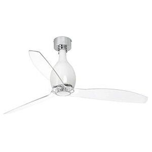 Faro Lighting Mini Medium Ceiling Fan - White, Transparent - Ceiling Fan Faro Lighting Mini Medium Ceiling Fan - White, Transparent - Ceiling Fan
