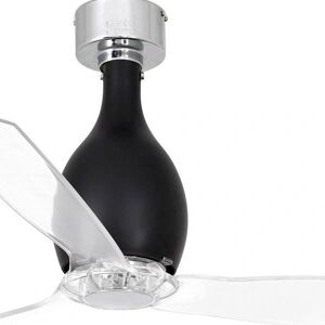 Faro Barcelona Mini Eterfan - Matt Black / Transparent - Ceiling Fan Faro Barcelona Mini Eterfan - Matt Black / Transparent - Ceiling Fan