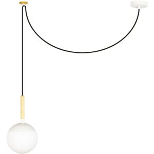Faro White Globe Pendant - Suspension Lighting with E27 Faro White Globe Pendant - Suspension Lighting with E27