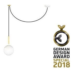 Faro White Globe Pendant - Suspension Lighting with E27 Faro White Globe Pendant - Suspension Lighting with E27