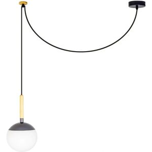 Faro Mine Suspension Lighting - Dark Grey - E27 - 1 Light Globe Faro Mine Suspension Lighting - Dark Grey - E27 - 1 Light Globe