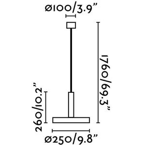 Faro Faro Whizz - 1 Light Dome Ceiling Pendant Black, Gold - Suspension lighting Faro Faro Whizz - 1 Light Dome Ceiling Pendant Black, Gold - Suspension lighting