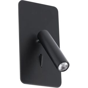 Lampada da parete LED Faro Suau - Nera - 3W - Illuminazione interna Lampada da parete LED Faro Suau - Nera - 3W - Illuminazione interna