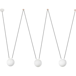 Faro 28375-3L Suspension Lighting - 3 Light Ceiling Pendant White, Wood Faro 28375-3L Suspension Lighting - 3 Light Ceiling Pendant White, Wood