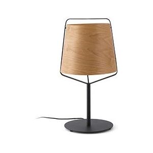 Lampe de table Faro 29846 - Noir, Bois, E27 - Publicité Lampe de table Faro 29846 - Noir, Bois, E27 - Publicité