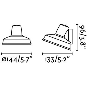 Faro Dark Grey Outdoor Wall Light - Lighting Faro Dark Grey Outdoor Wall Light - Lighting